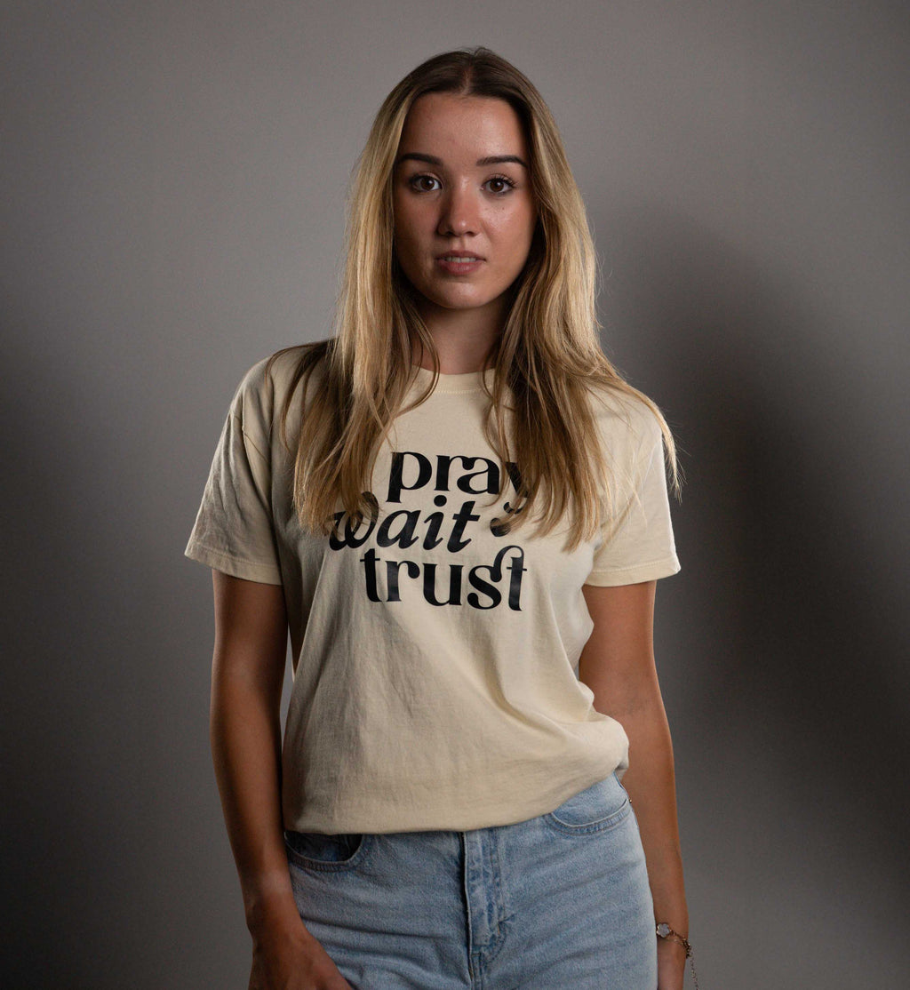 Pray Wait Trust Shirt - Savedbygrace