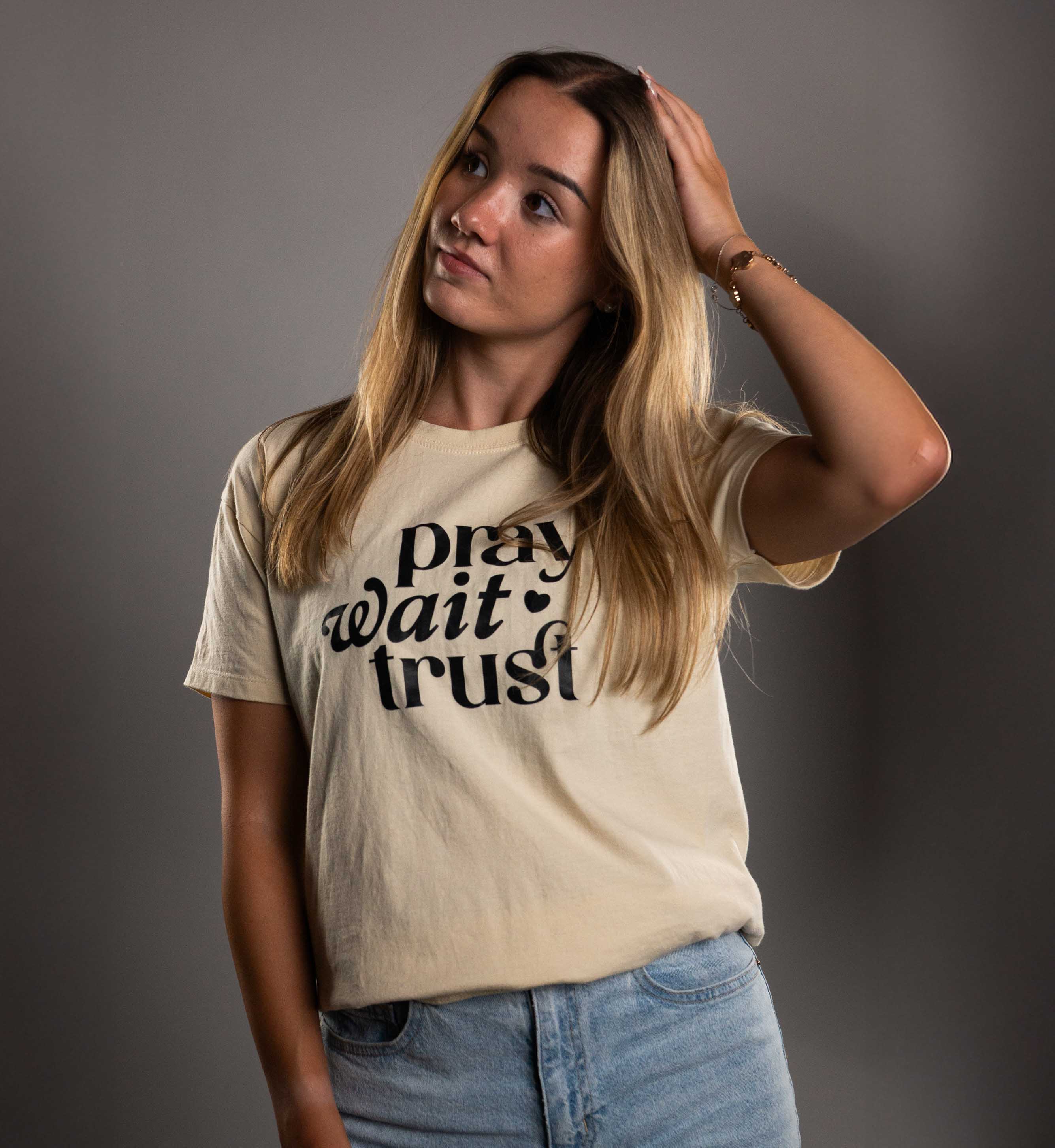 Pray Wait Trust Shirt - Savedbygrace
