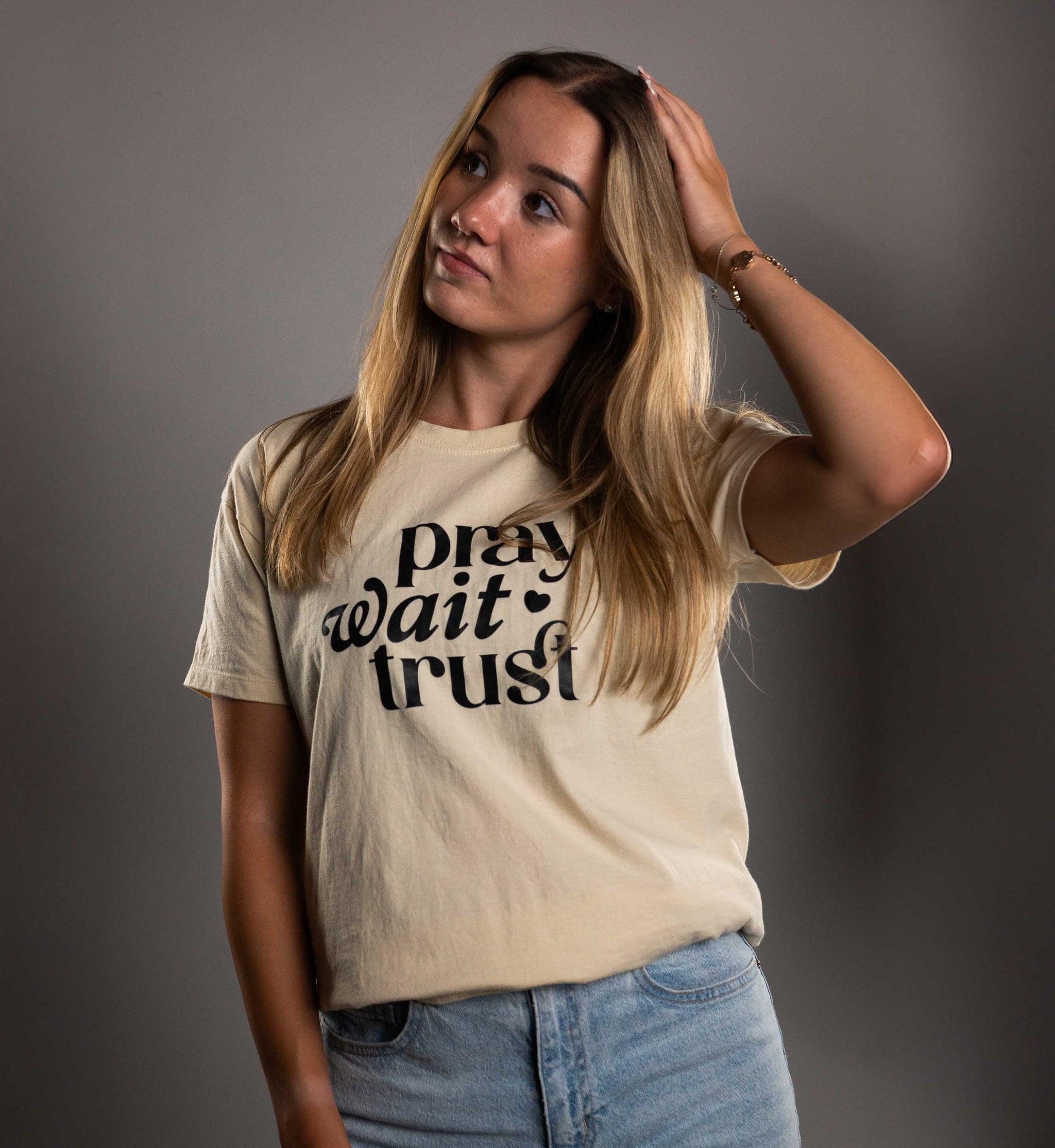 Pray Wait Trust Shirt - Savedbygrace