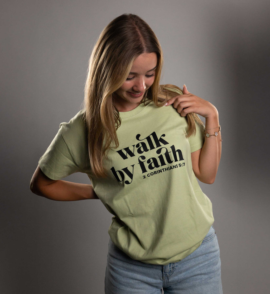 Walk by faith Shirt - Savedbygrace