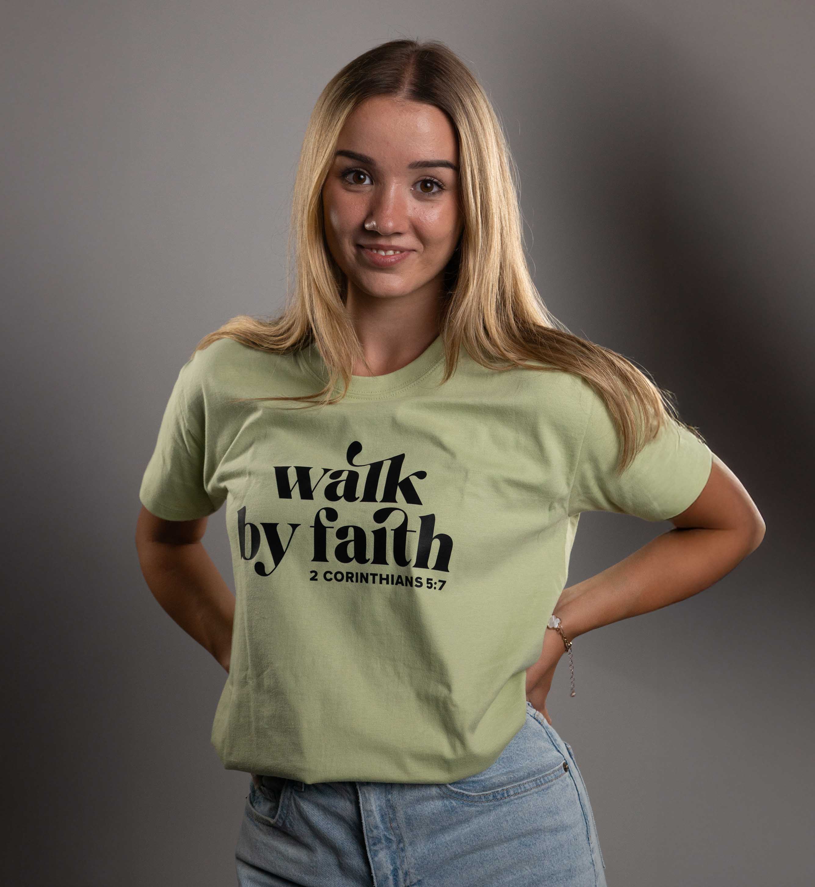 Walk by faith Shirt - Savedbygrace