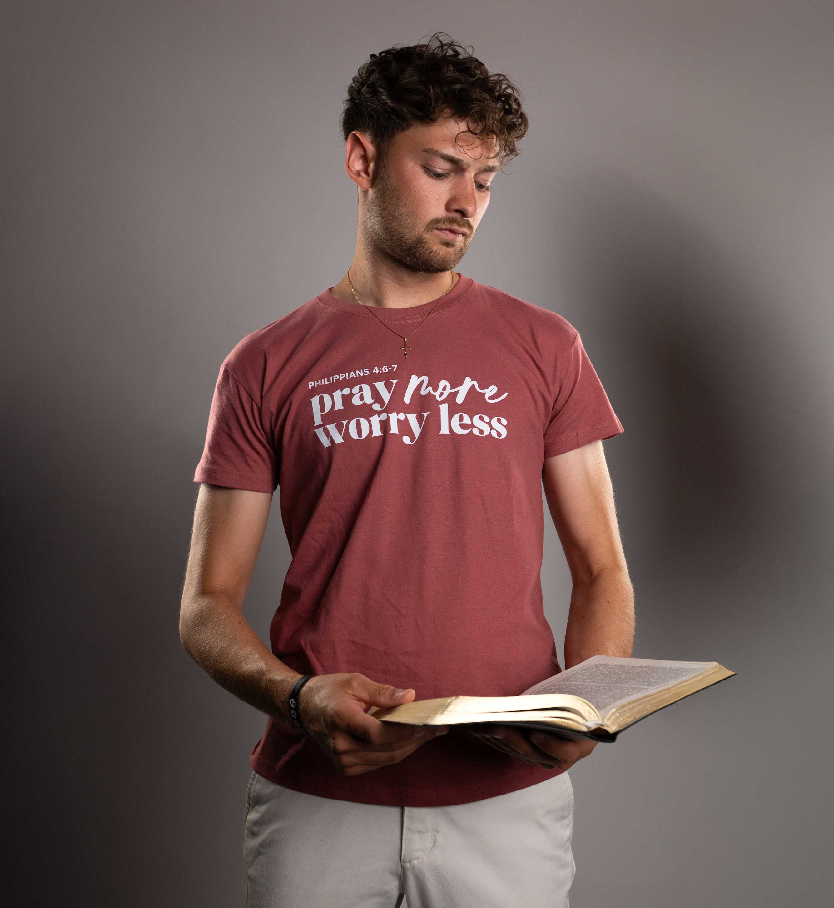 Pray more worry less Shirt - Savedbygrace