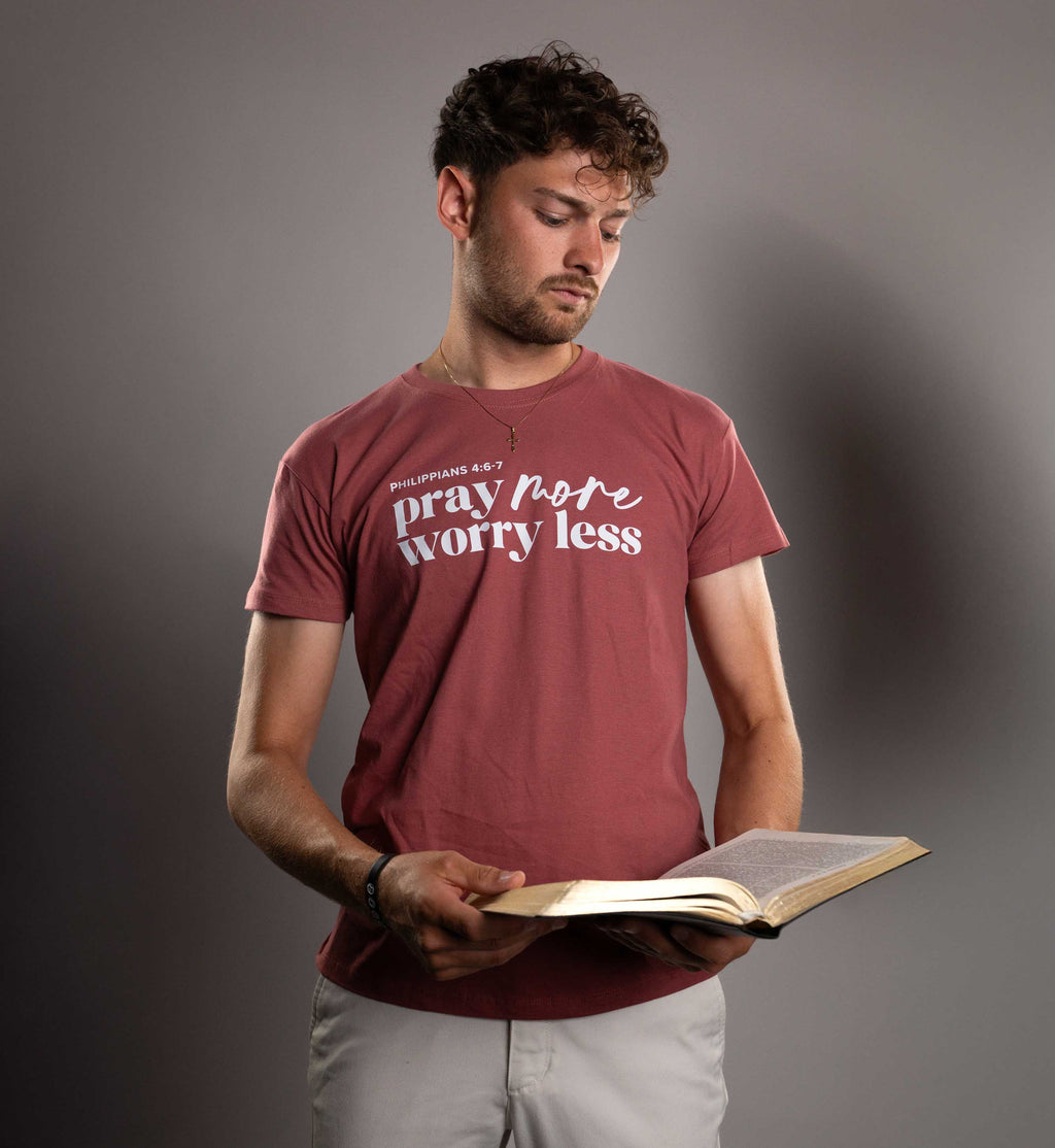 Pray more worry less Shirt - Savedbygrace
