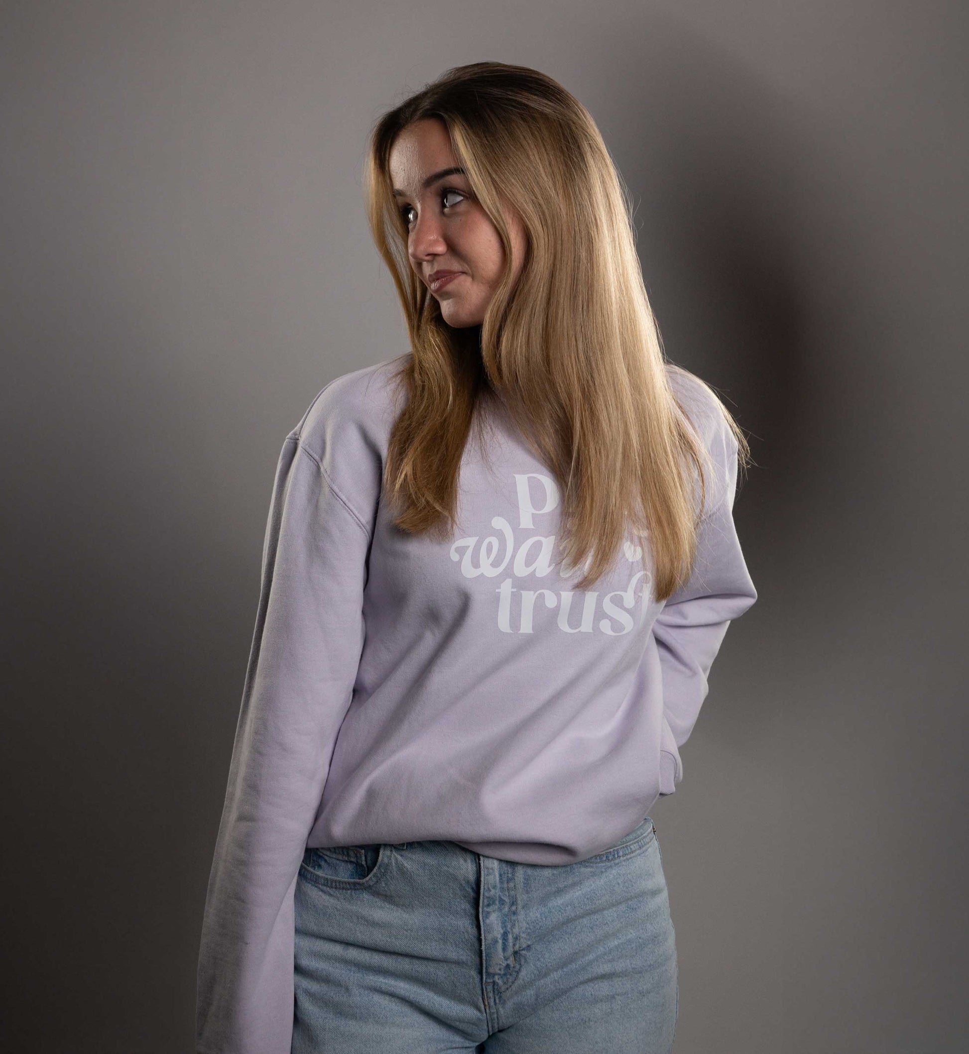 Pray Wait Trust Pullover - Savedbygrace