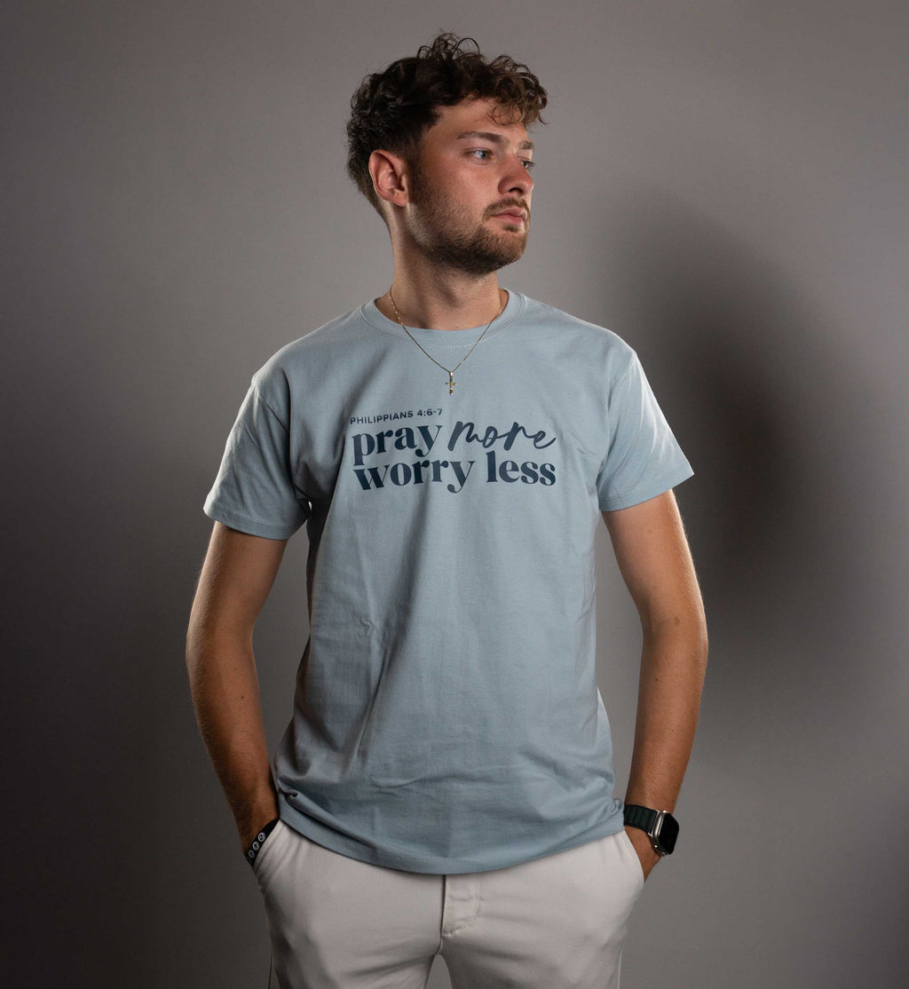 Pray more worry less Shirt - Savedbygrace