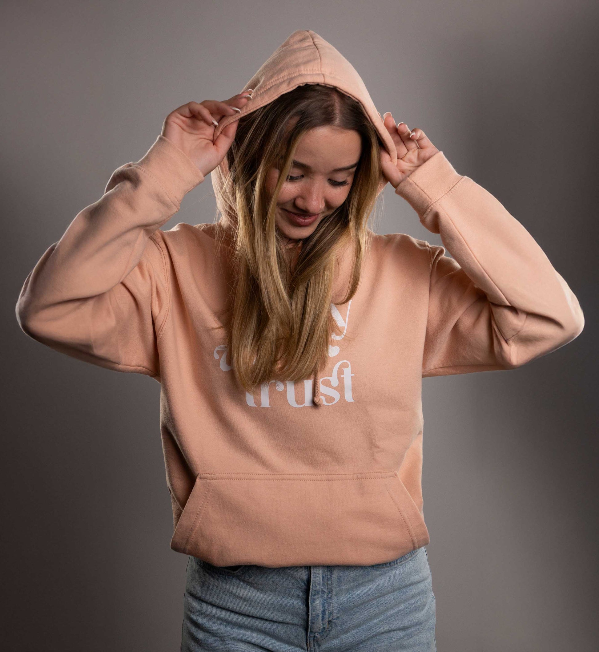 Pray Wait Trust Hoodie - Savedbygrace