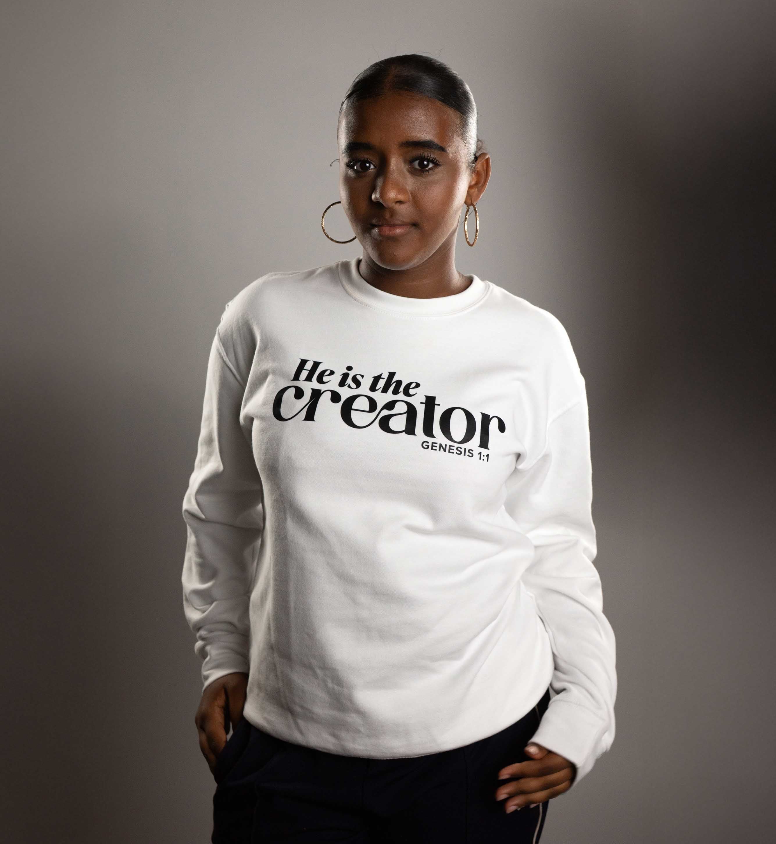 He is the Creator Pullover - Savedbygrace