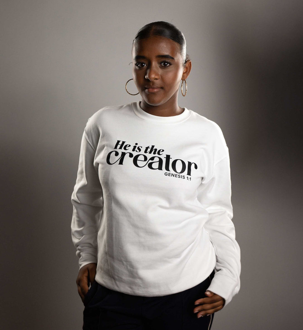 He is the Creator Pullover - Savedbygrace