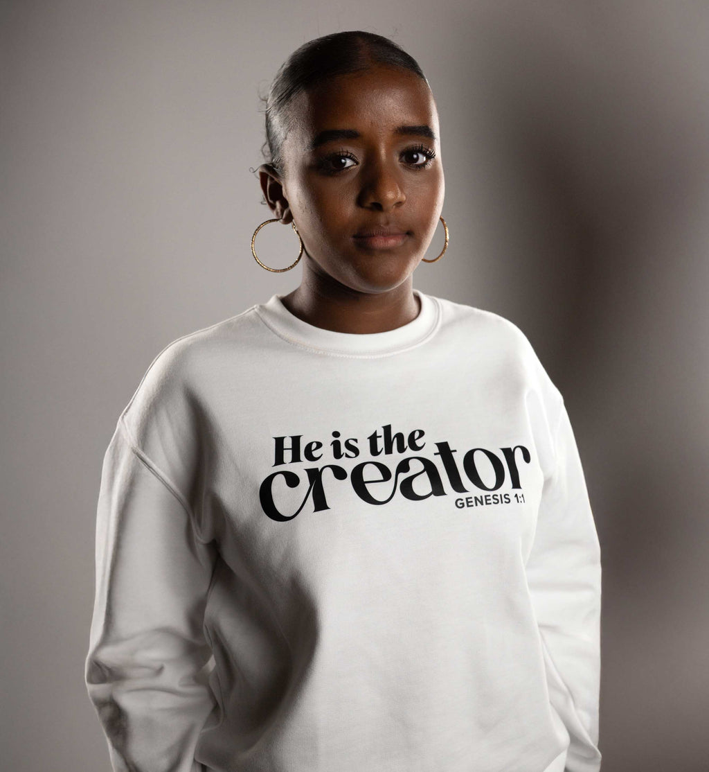 He is the Creator Pullover - Savedbygrace