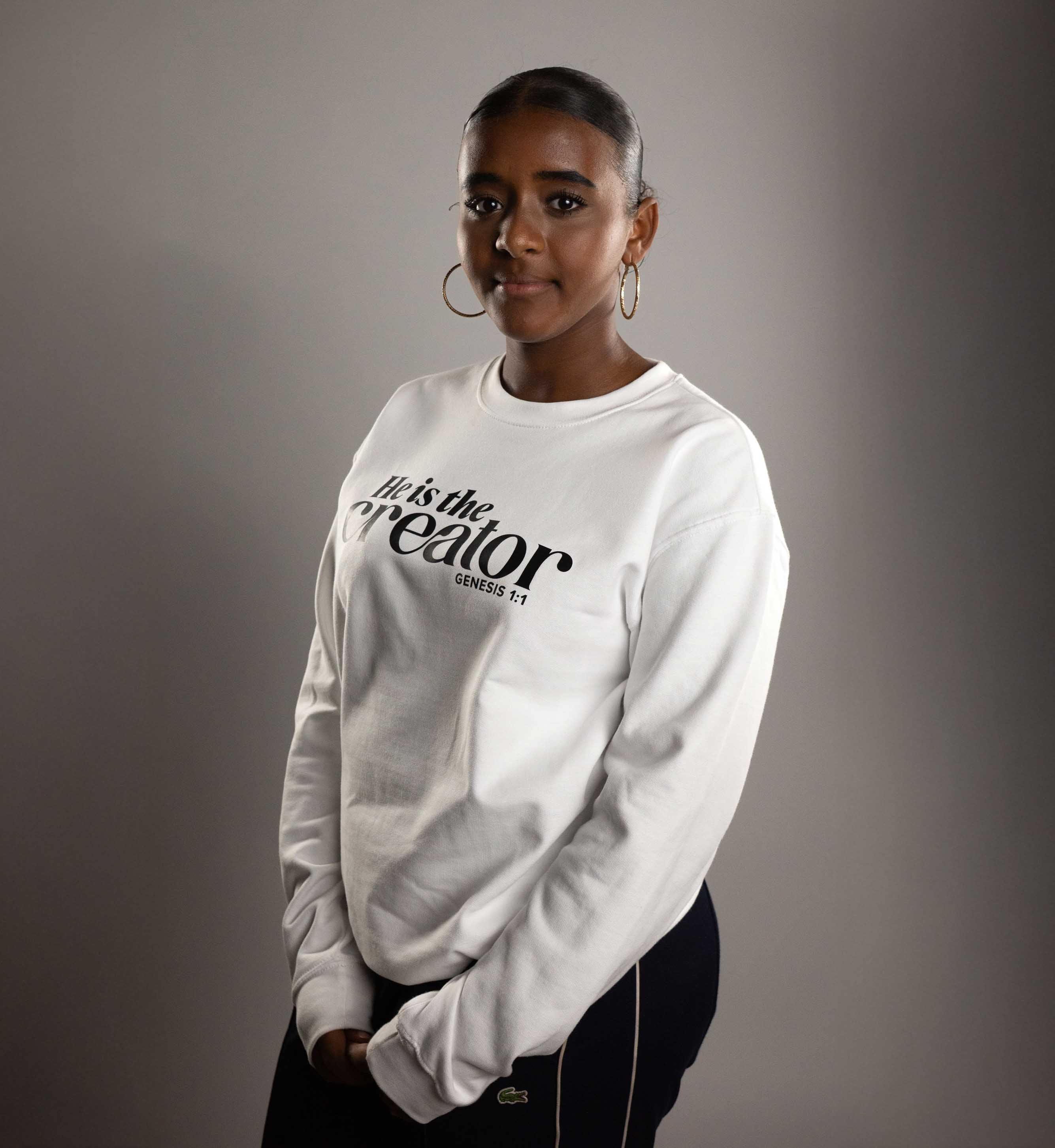 He is the Creator Pullover - Savedbygrace