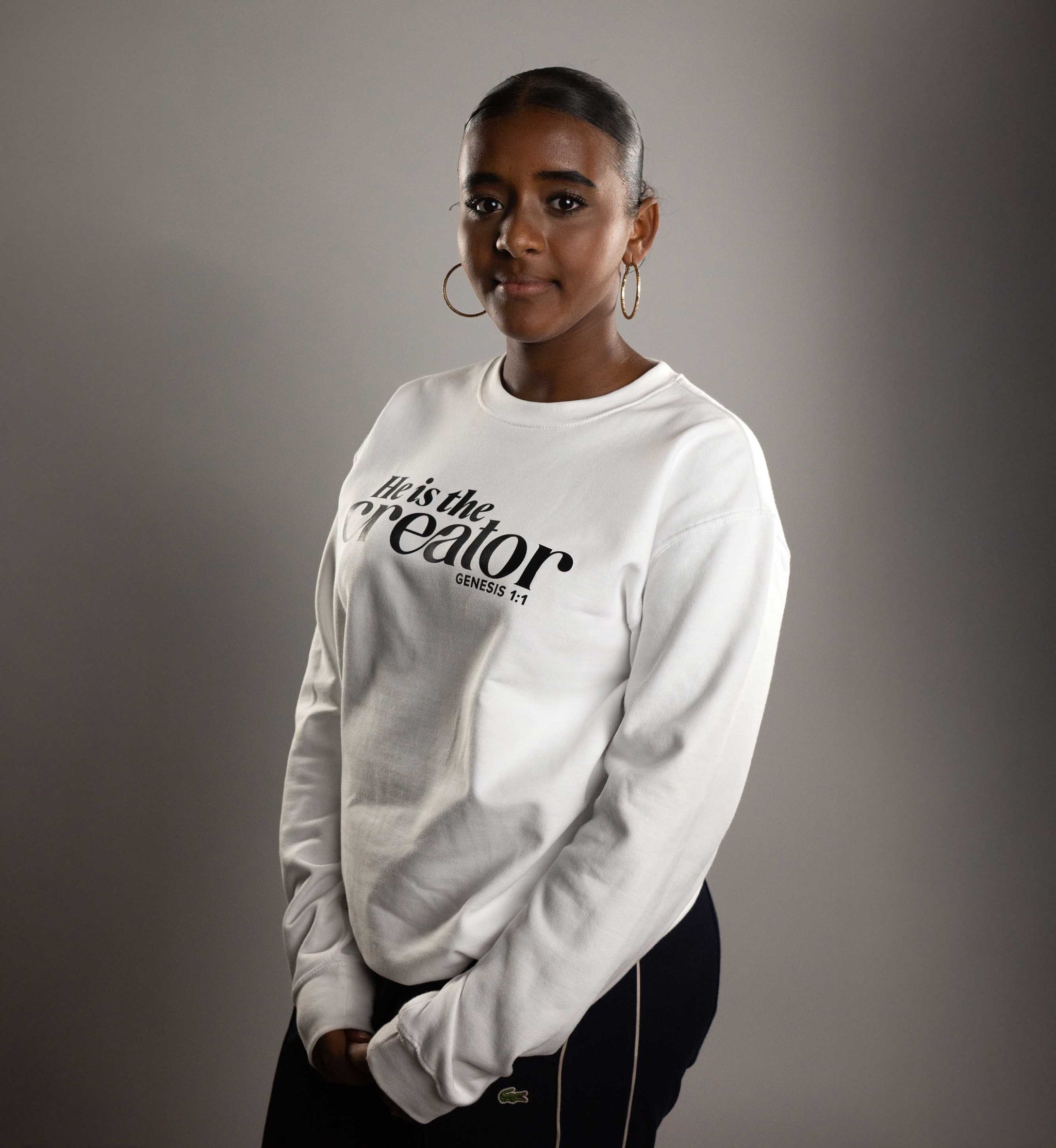 He is the Creator Pullover - Savedbygrace